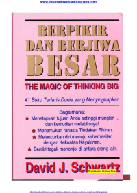 Image of Berpikir dan berjiwa besar