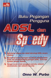 Image of Buku Penganga Penggunaan ADSL dan Speedy