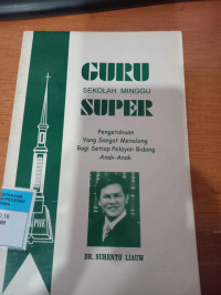 Image of Guru sekolah minggu super