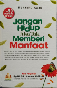 Image of Jangan Hidup Jika Tak Memberi Manfaat